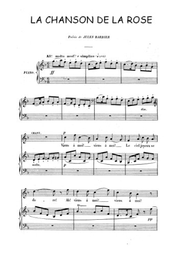 La chanson de la rose